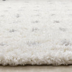 Palmer Casual Contemporary Speckled Area Rug - White Grey - 8' X 11'