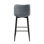 Nya Bar Stool - Grey - Set of Two