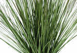 21" Grass Plant With 4" White Pot - Green