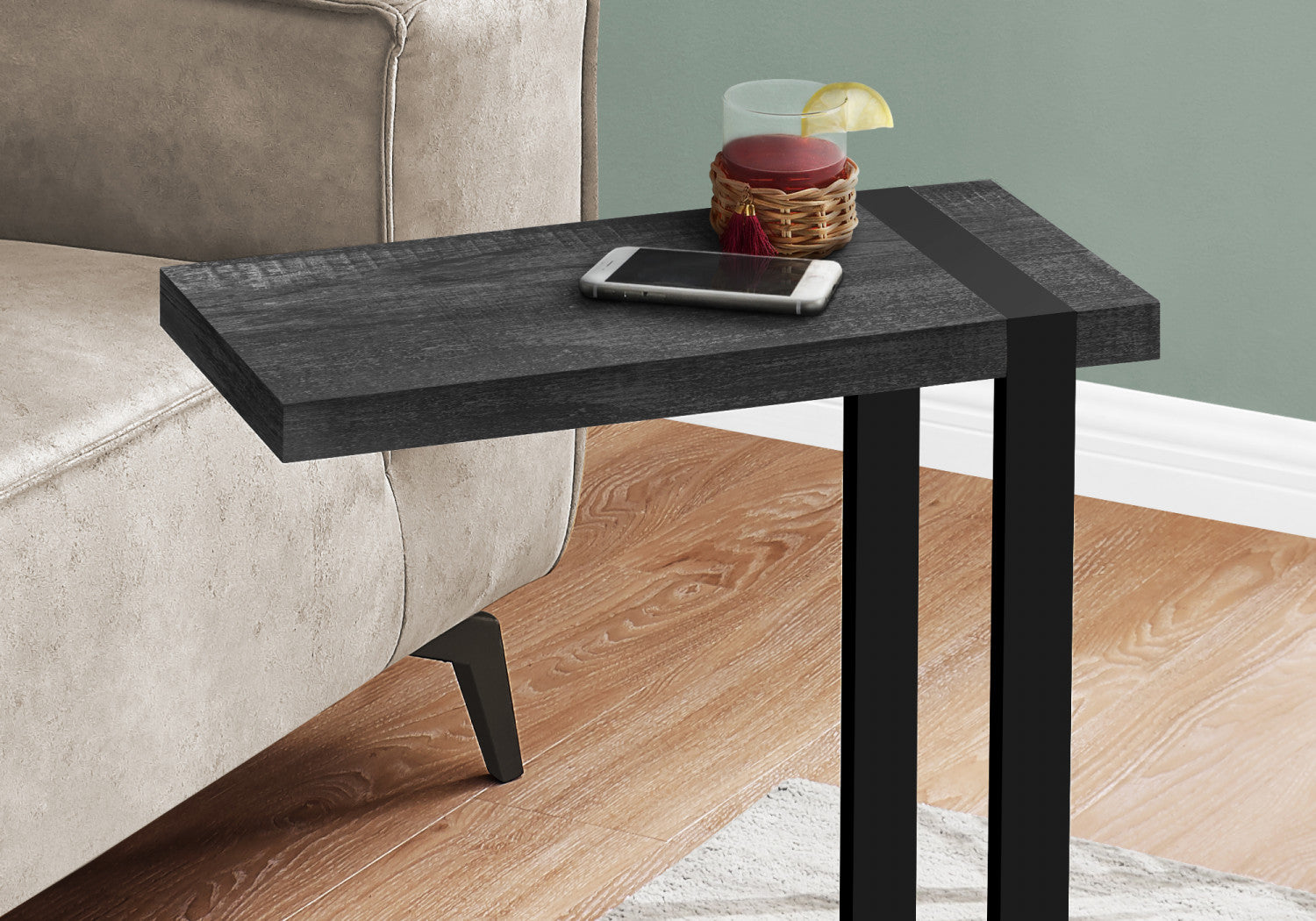 Brann Side Table - Black