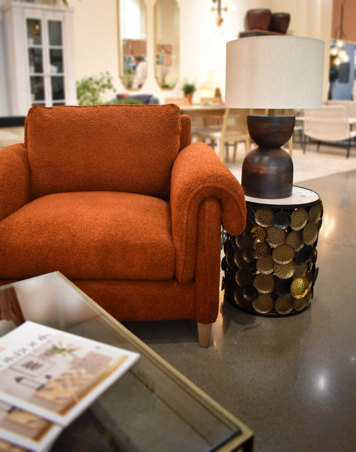 Silvane Contour Lamp - Dark Brown