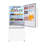 Forno Milano 31" 17.2 Cu.Ft. White Bottom Freezer Refrigerator with Right Swing Door - FFFFD1785-31WHT