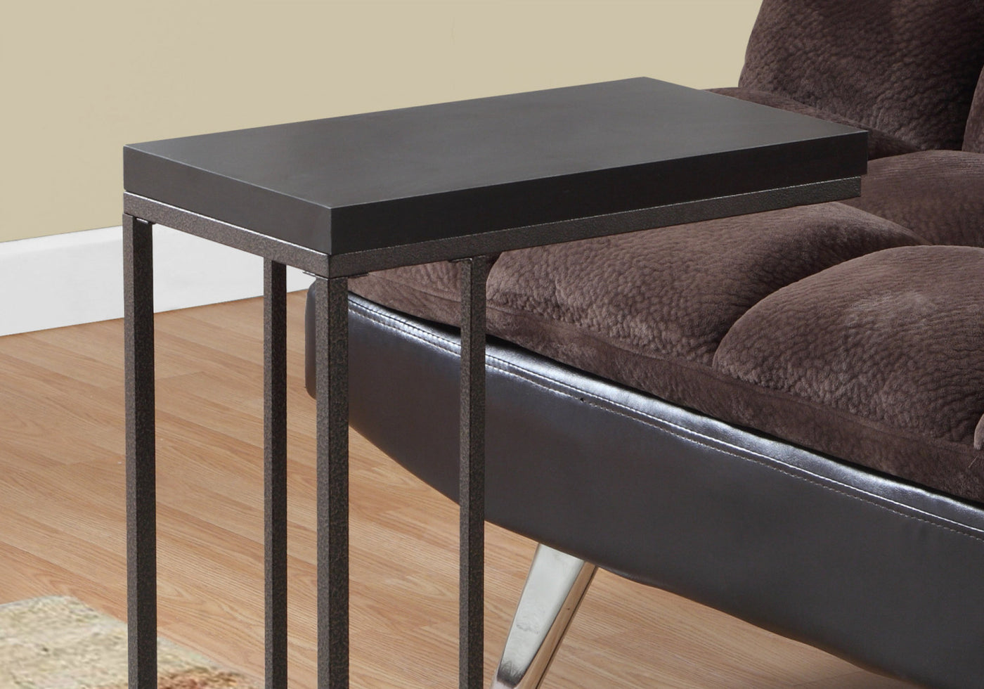 Zivo Side Table - Espresso/Bronze