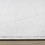 Hillary Neutral Diamonds Area Rug - Cream - 7' X 10'