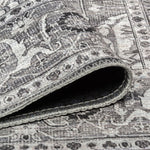 Aura Traditional Rug - 5' x 7' - Black /White