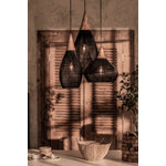 Bayan Horn Pendant Large - Black