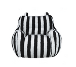 Parker - Kids White & Black All Foam Chair