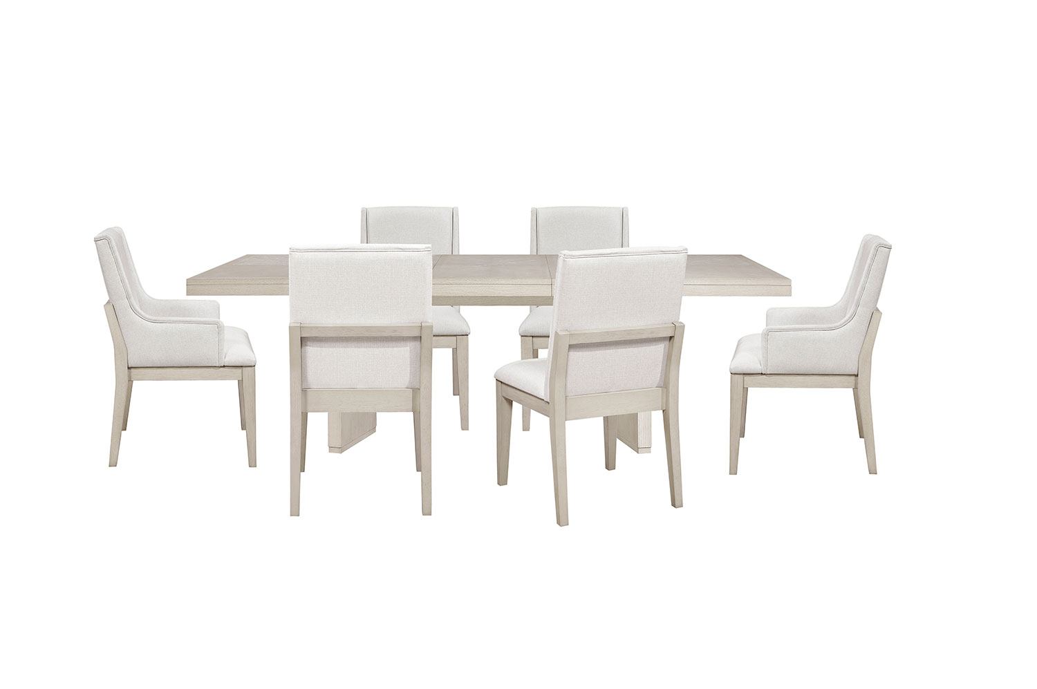 Savona 7-Piece Extendable Dining Set - Antique White