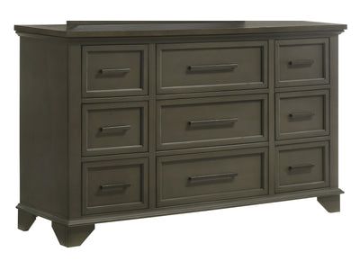 Abigail 9-Drawer Dresser - Grey | Leon's Abigail 9-Drawer Dresser - Grey | Leon's