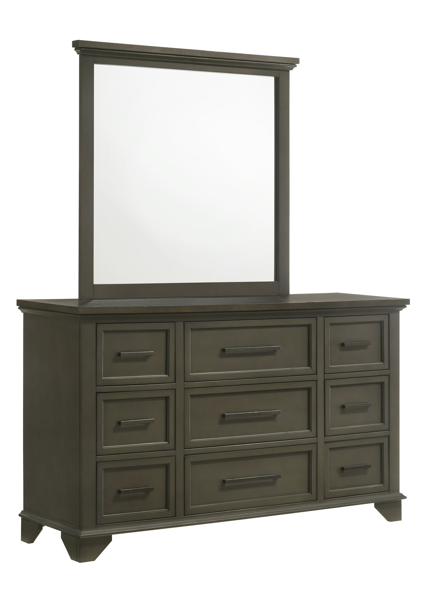 Abigail Mirror - Grey