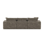 Jade All Foam Sectional - Brown