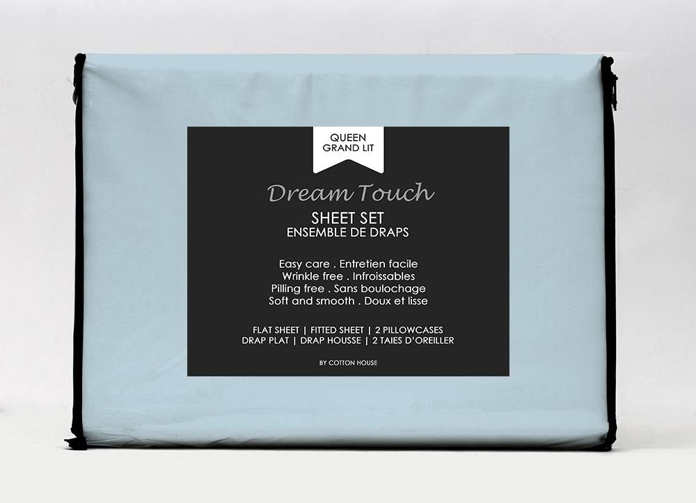 Cotton House Microfibre Full Sheet Set - Assorted Colours