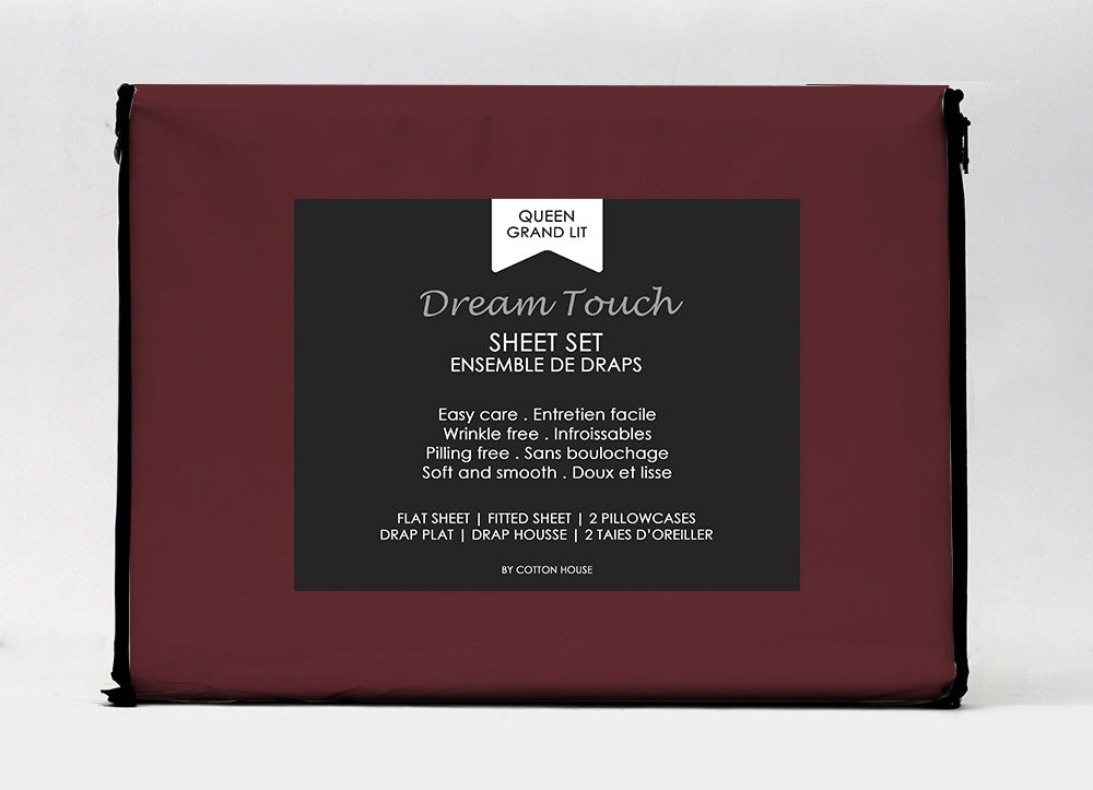 Cotton House Microfibre King Sheet Set - Assorted Colours