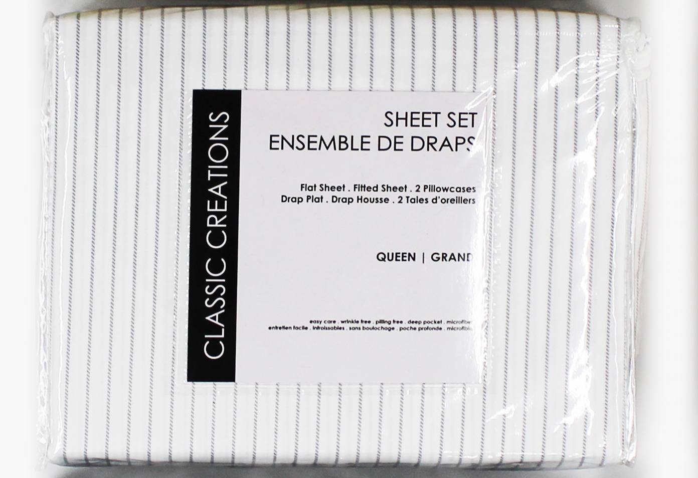 Cotton House Microfibre Full Sheet Set - Assorted Colours