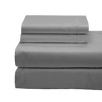 Cotton House 100% Organic Cotton Queen Sheet Set - 500 Thread Count Charcoal