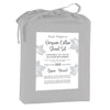 Cotton House 100% Organic Cotton Queen Sheet Set - 500 Thread Count Silver