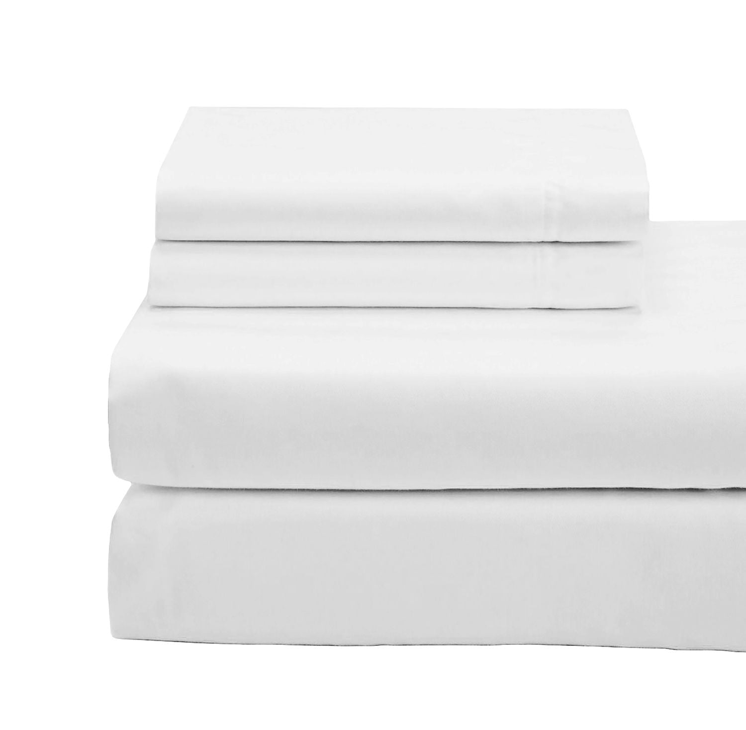 Cotton House 100% Organic Cotton King Sheet Set - 600 Thread Count White