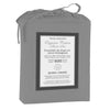 Cotton House 100% Organic Cotton Queen Sheet Set - 600 Thread Count Charcoal