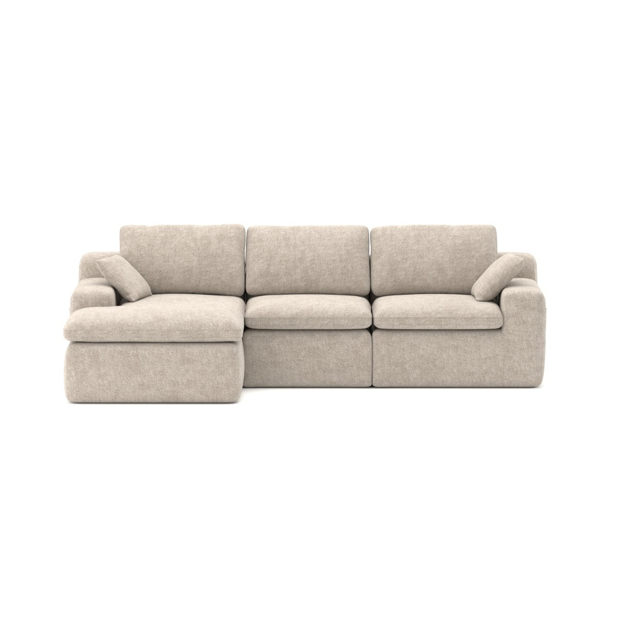 Soho All Foam Sectional - Beige