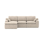 Soho All Foam Sectional - Beige