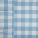 Selena III King Pillow Case - Blue Check - Set of 2