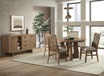 Landmark 5-Piece Round Dining Set - Brown, Beige