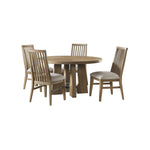 Landmark 5-Piece Round Dining Set - Brown, Beige