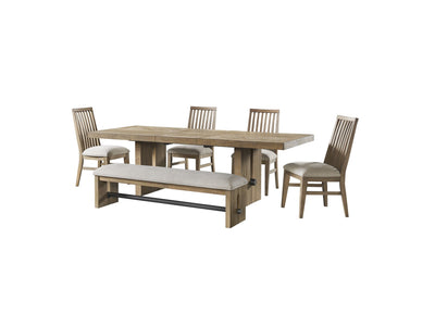 Landmark 6-Piece Dining Set - Brown, Beige
