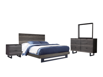 Urban 6-Piece Queen Bedroom Package - Graphite