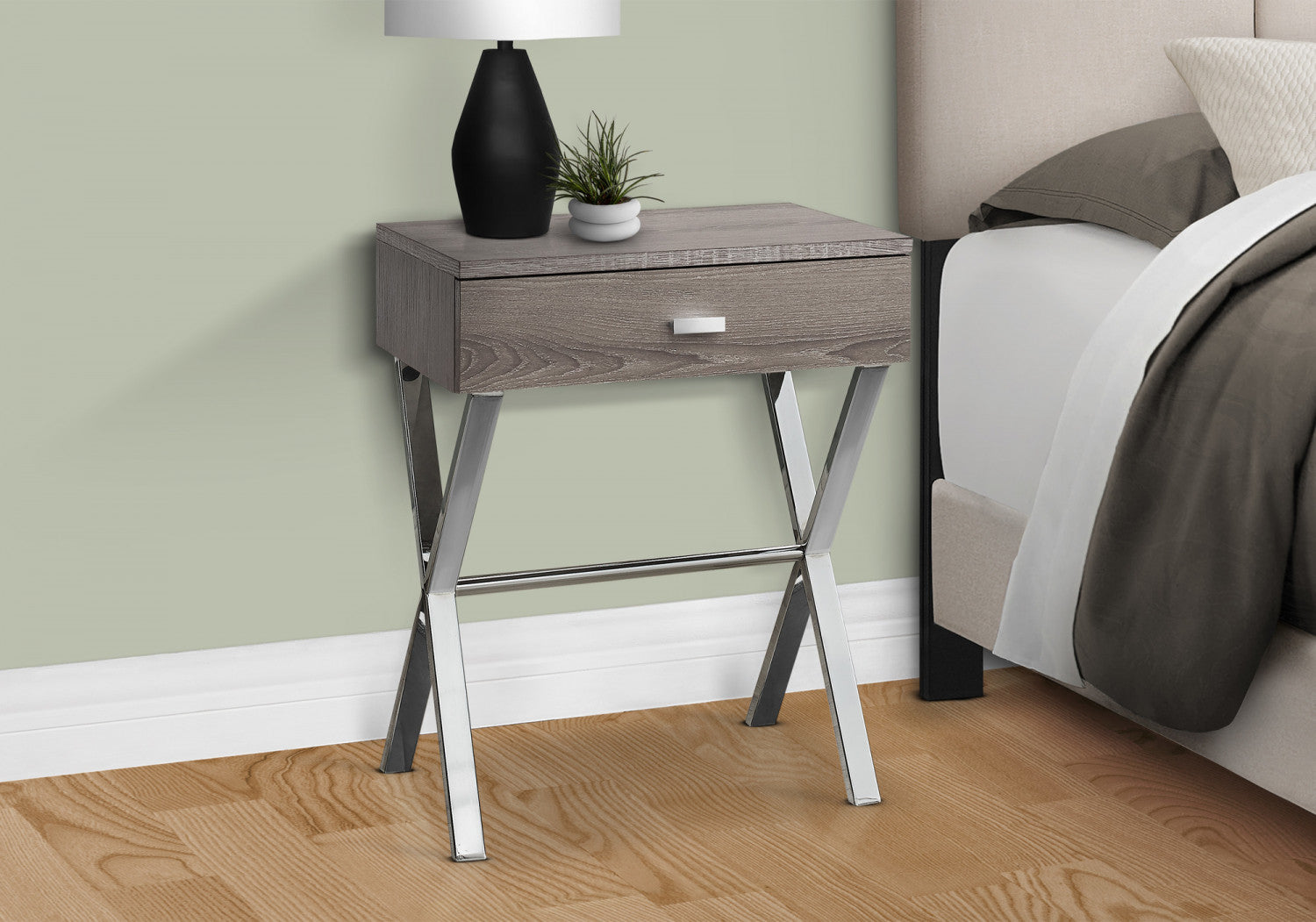 Vell Side Table - Taupe