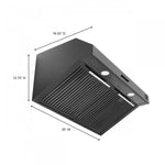 Forno Bari Black 30" 400 CFM Under Cabinet Range Hood - FRHUC5255-30BLK