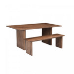 Tessin Dining Bench - Brown