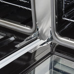 Forno Antico 48" White Freestanding Double Oven Gas Range (5.5 Cu. Ft.) - FFSGS6219-48WHT