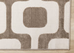 Logan Modern Vintage Area Rug - 7' X 10' - Brown/Cream