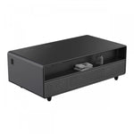 Forno Tavolo Smart Coffee Table With Dual Refrigerator Drawers - Black - FCTFR7006-51BLK
