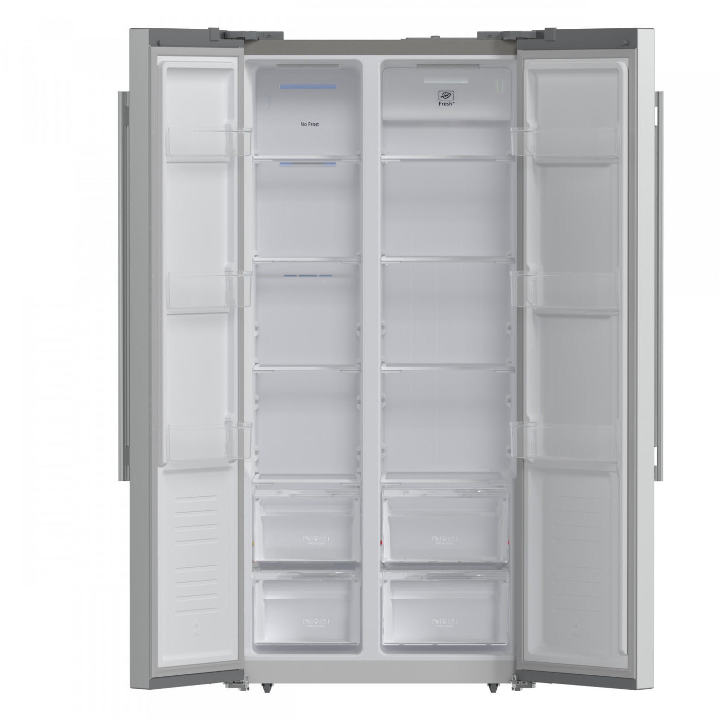 Forno Premium Stainless Steel Kitchen Package with Side-by-Side Refrigerator and Gas Range - FBDL-021-01CAUS