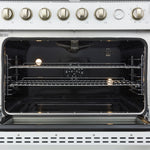 Forno Marco 36" White Freestanding Gas Range (5.36 Cu. Ft.) - FFSGS6277-36WHT
