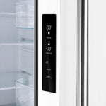 Forno Gallipoli White French Door Refrigerator with Ice Maker (17.5 Cu. Ft.) - FFFFD1974-31WHT