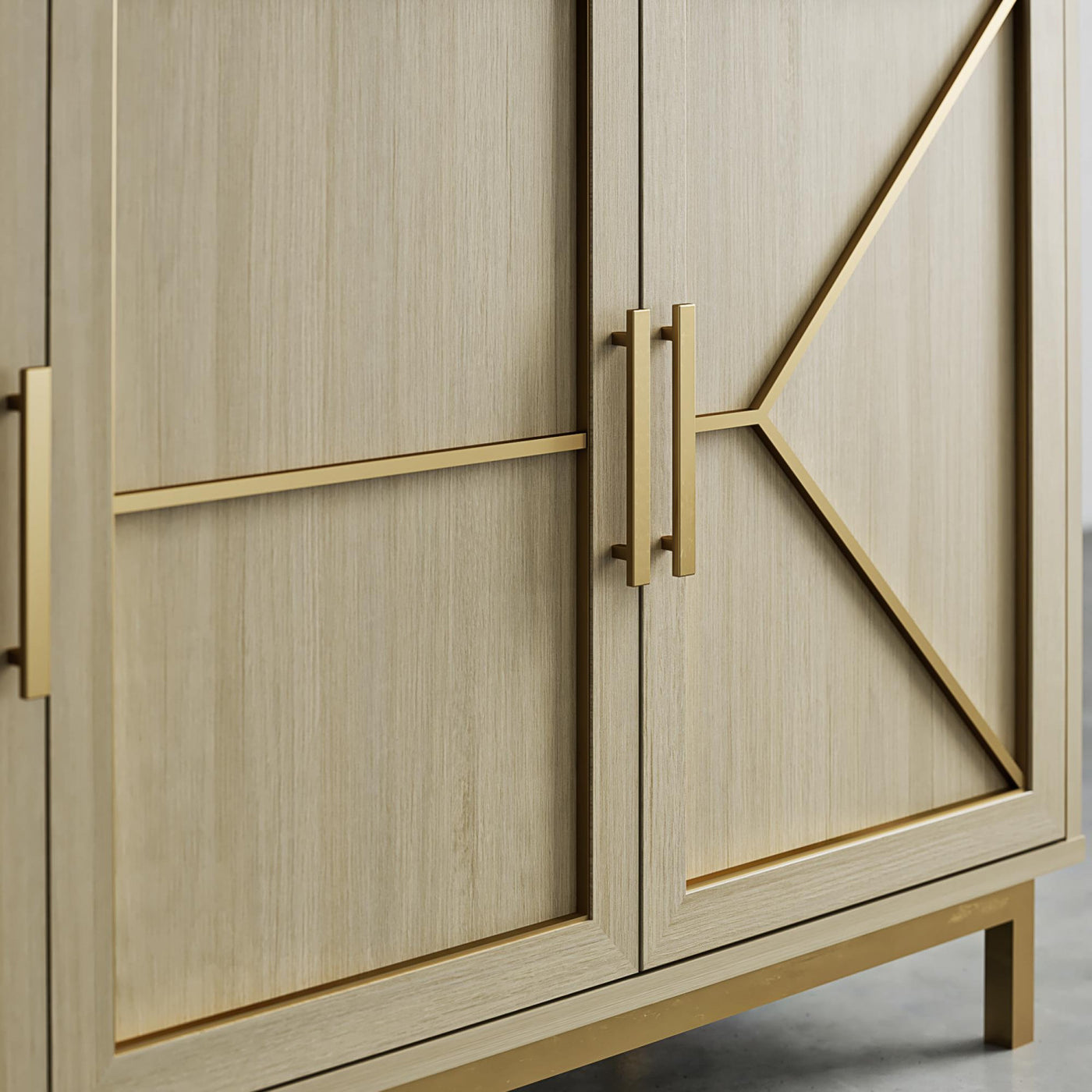 Neely Wide Accent Cabinet - Pale Oak