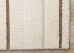 Sasha Soft Modern Lines Area Rug - Cream - 5' X 8'