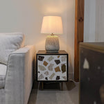 Silvane Swirl Lamp - Beige/Black