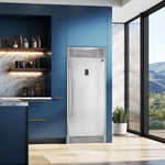 Forno Rizzuto 28" Stainless Steel Convertible Refrigerator/Freezer with Right Swing Door (13.8 Cu. Ft.) - FFFFD1933-32RS