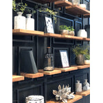 Bayan Metal Frame Wall Box I - Teak