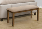Elin Bench - Walnut/Beige