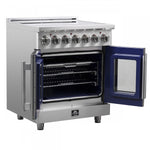 Forno Massimo Stainless Steel Freestanding Electric Range With Air Fryer (4.32 Cu. Ft.) - FFSEL6955-30