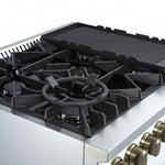 Forno Giovanni 30" White Freestanding Gas Range (4.32 Cu. Ft.) - FFSGS6274-30WHT