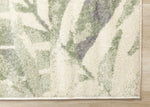 Elise Contemporary Botanical Area Rug - Cream Green - 8' X 11'