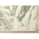 Elise Contemporary Botanical Area Rug - Cream Green - 8' X 11'