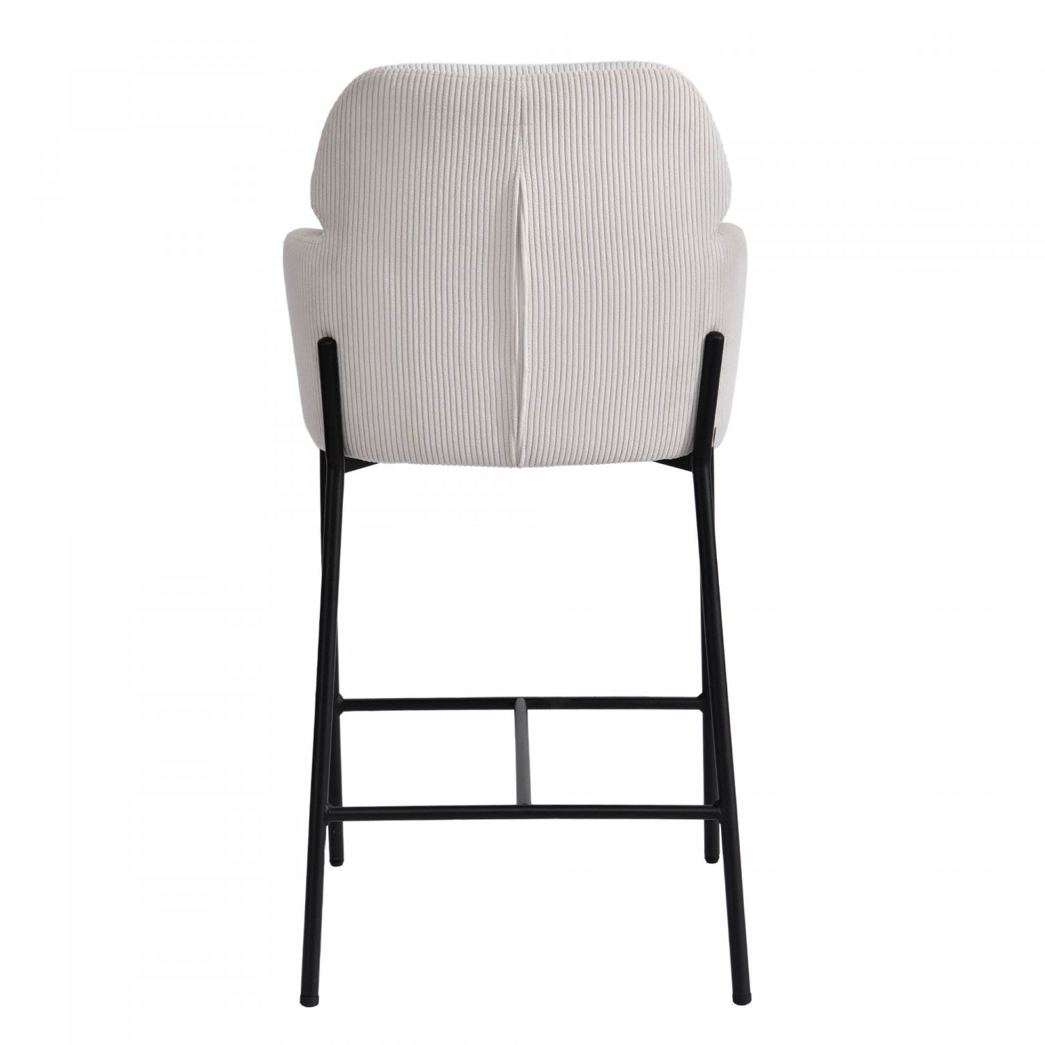 Celon Counter Stool - Corduroy White - Set Of Two