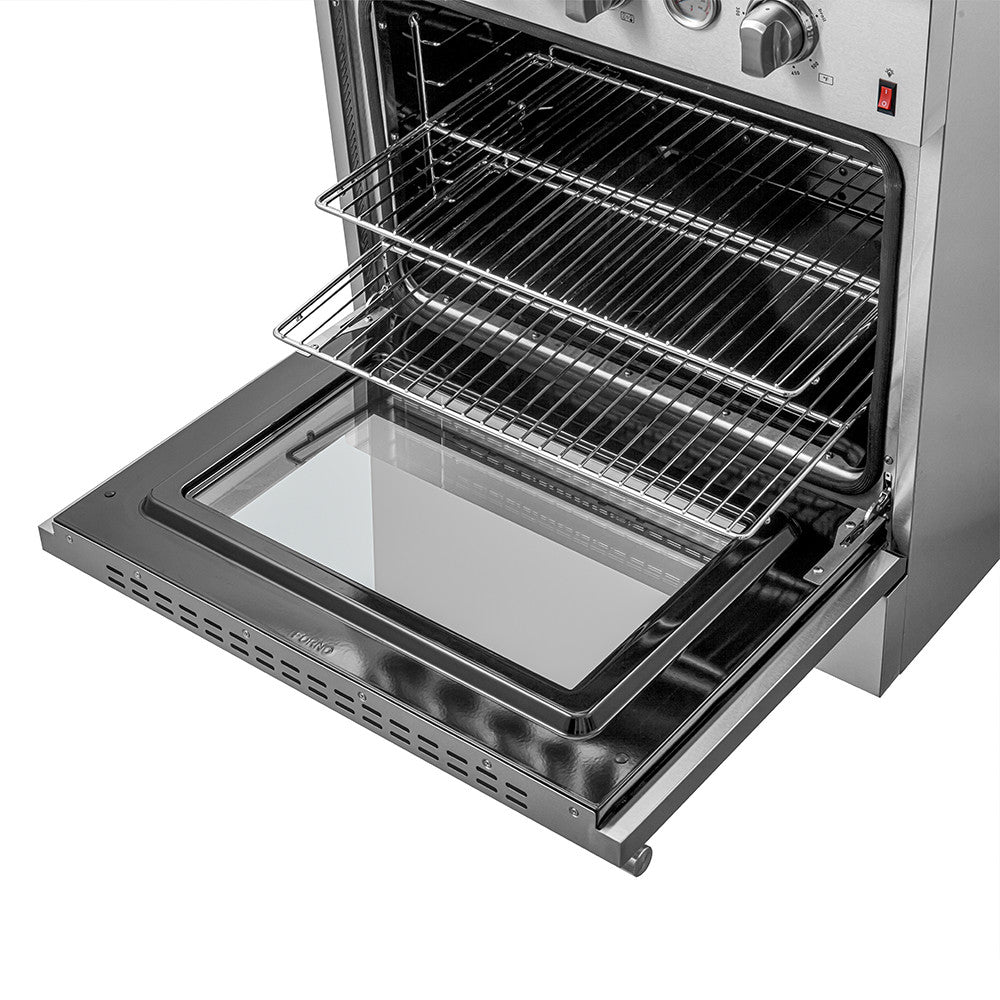 Forno Giovanni 30" Stainless Steel Freestanding Gas Range (4.32 Cu. Ft.) - FFSGS6274-30